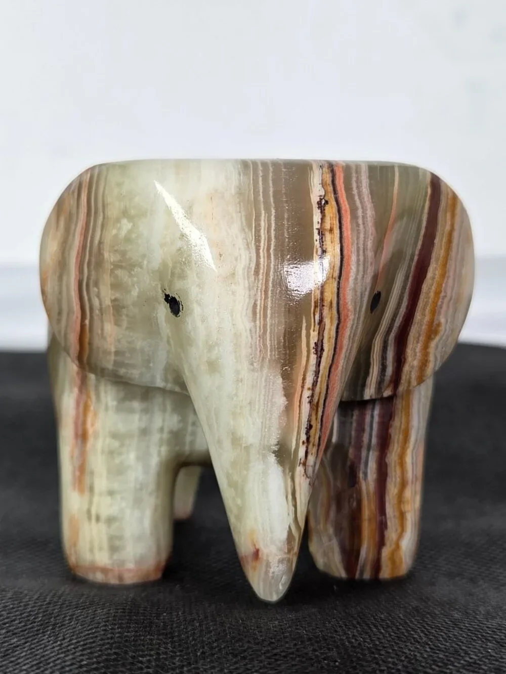 Marble Elephant Tea-Light Holder 3